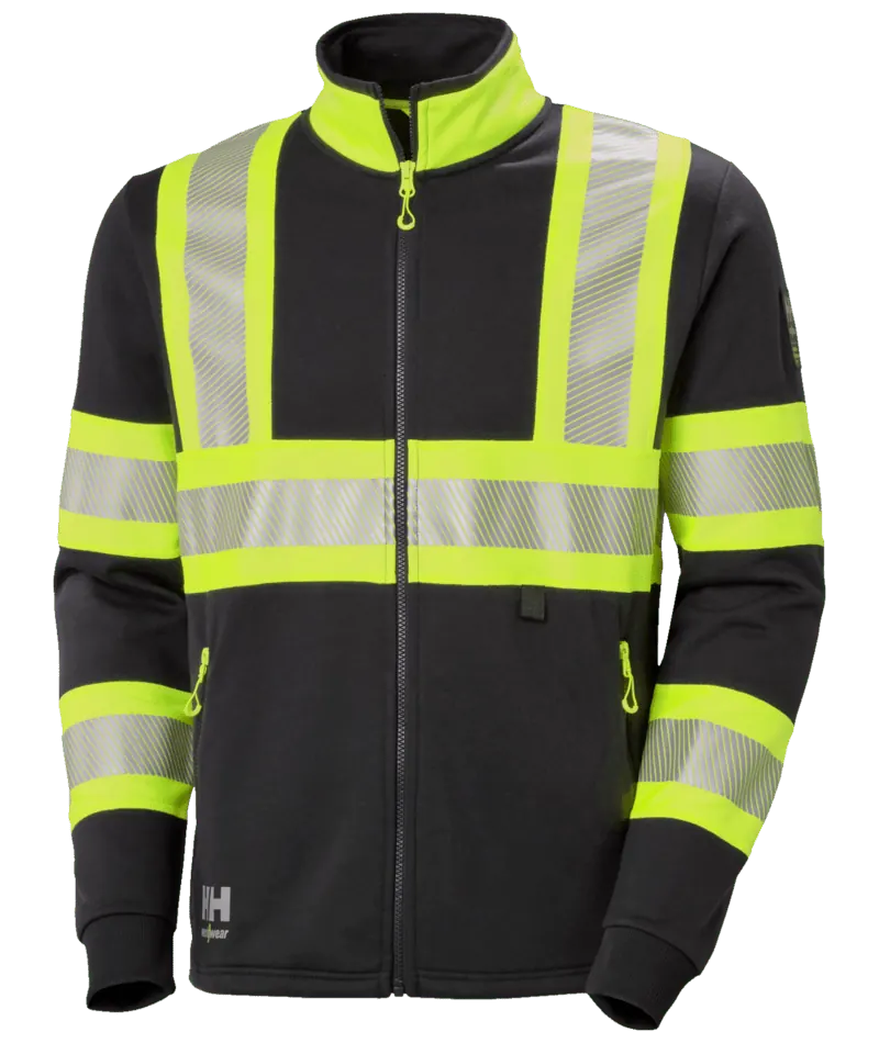 Helly Hansen 79274 ICU Zip Sweatshirt XS Geel/Ebony