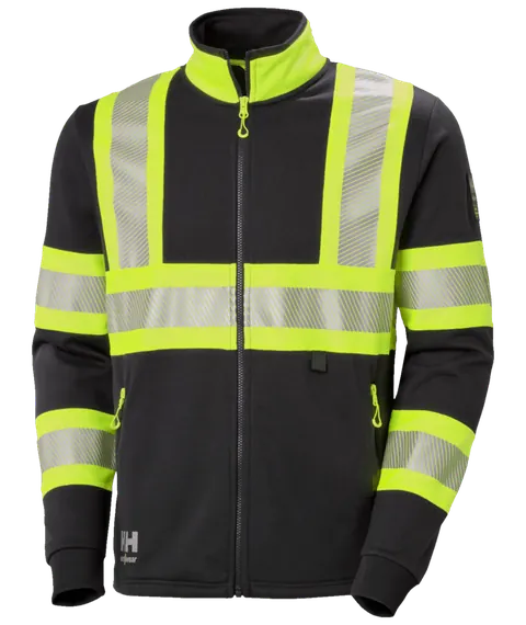 Helly Hansen 79274 ICU Zip Sweatshirt 2XL Geel/Ebony