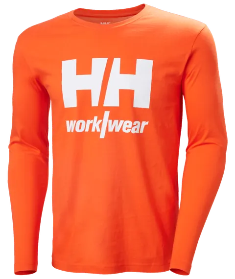 Helly Hansen 79282 Classic Logo Longsleeve XS Donker oranje