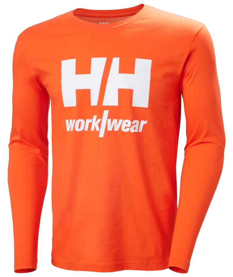 Helly Hansen 79282 Classic Logo Longsleeve M Donker oranje