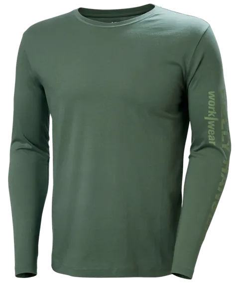 Helly Hansen 79282 Classic Logo Longsleeve 2XL Groen