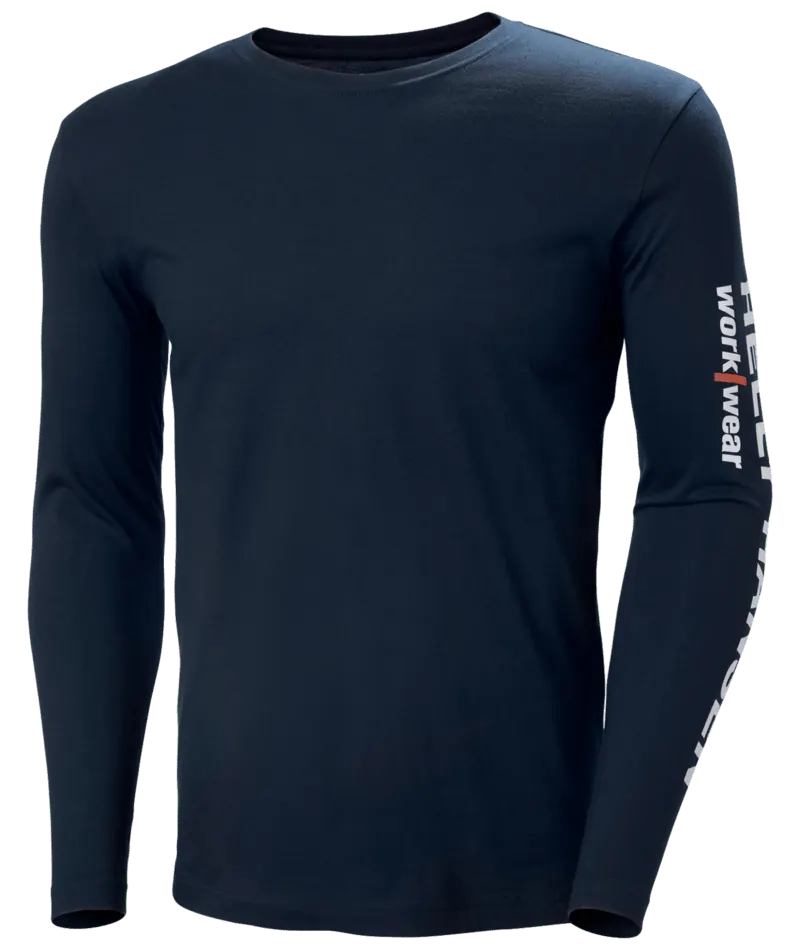 Helly Hansen 79282 Classic Logo Longsleeve Marineblauw