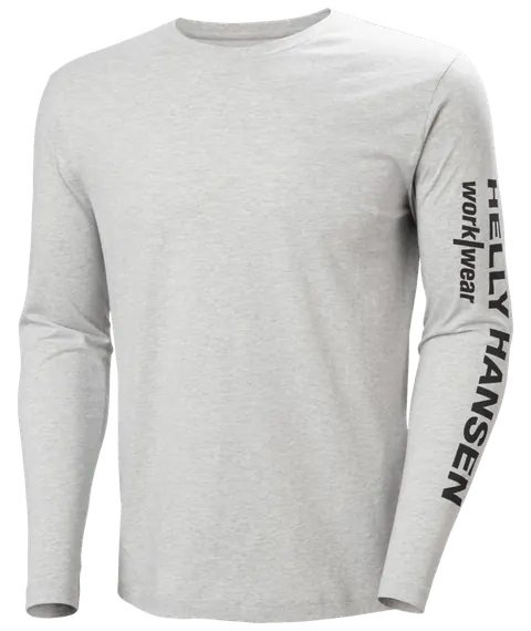 Helly Hansen 79282 Classic Logo Longsleeve XL Grijze Melange
