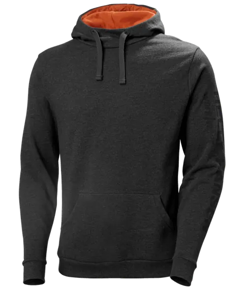 Helly Hansen 79284 Classic Logo Hoodie 2XL Zwart/Donkeroranje