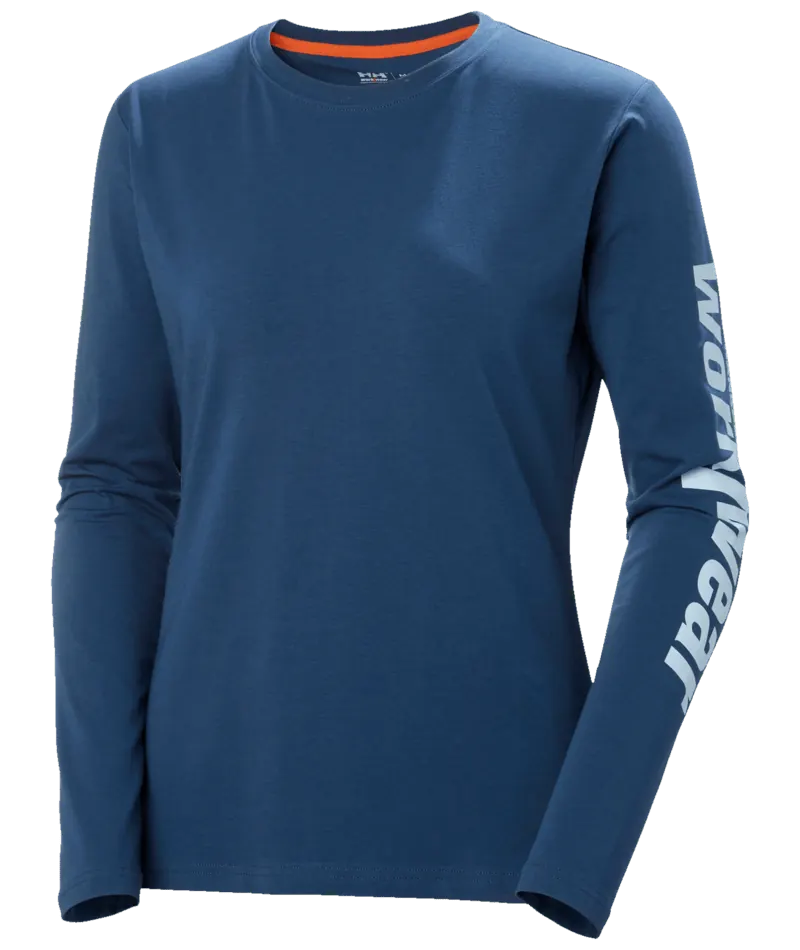 Helly Hansen 79288 Classic Logo Longsleeve M Blauw