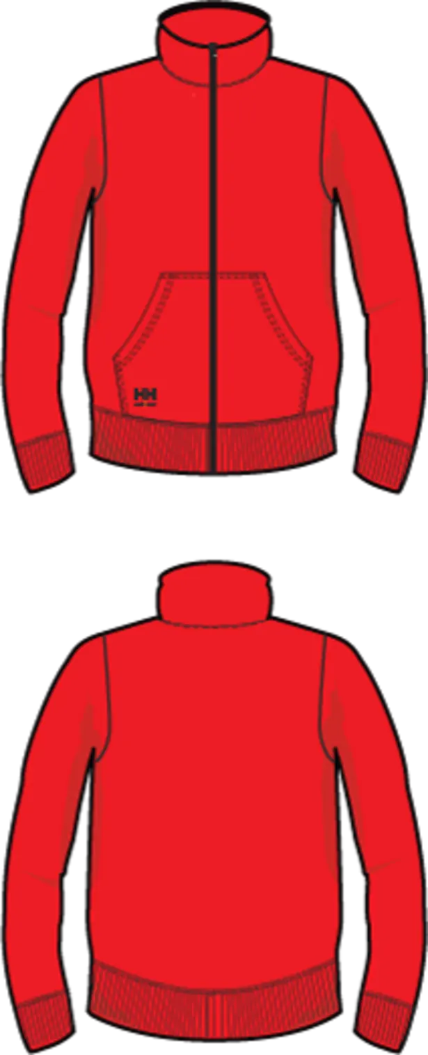 Helly Hansen 79321 W Classic Z. Sweatshirt M Waarschuwingsrood