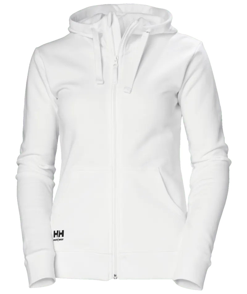Helly Hansen 79323 W Classic Zip Hoodie Wit