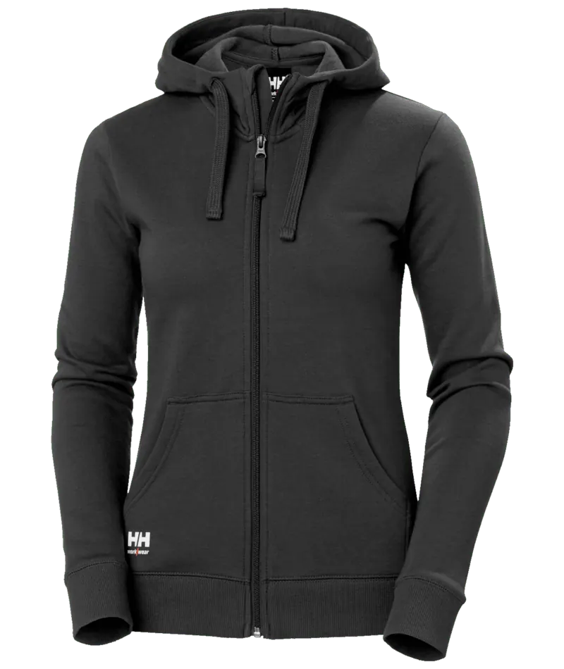 Helly Hansen 79323 W Classic Zip Hoodie M Donkergrijs
