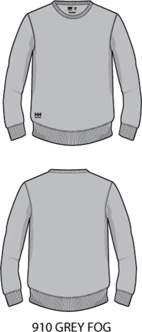 Helly Hansen 79324 Classic Sweatshirt 2XL Grijze Mist