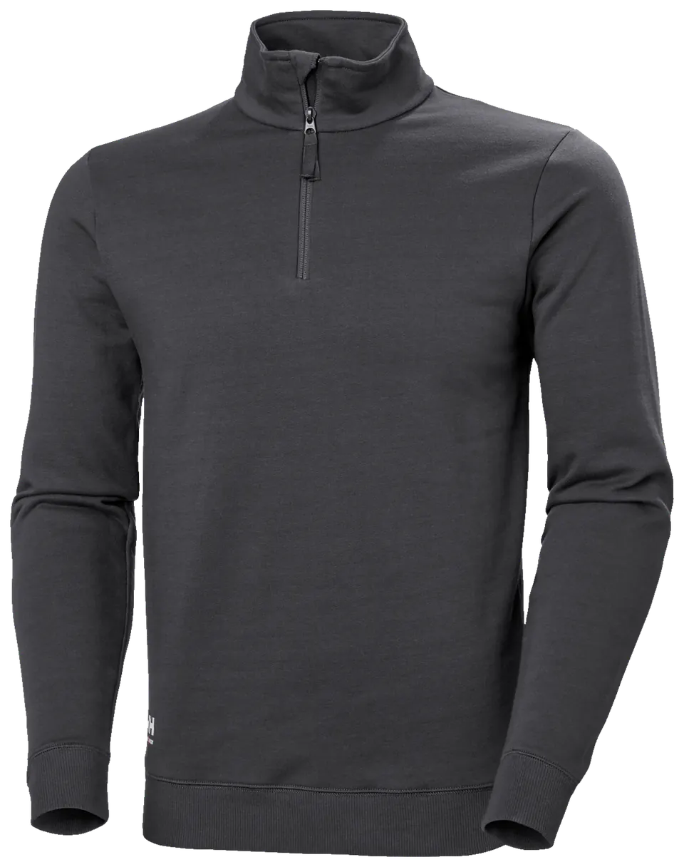 Helly Hansen 79325 Classic Zip Sweatshirt M Donkergrijs