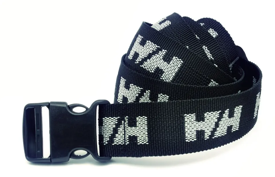 Helly Hansen 79527 Riem Met HH Print Met Plastic Sluiting One Size zwart