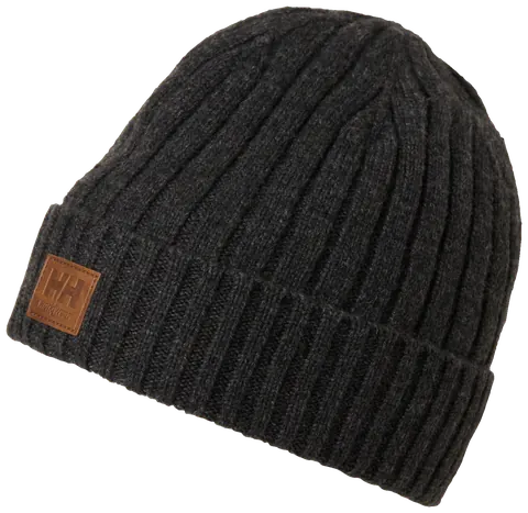 Helly Hansen 79812 Classic Wool Cuff Beanie Donkergrijs