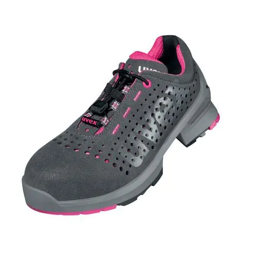 Uvex 85618 S1 Veiligheidsschoen 36 grijs/roze