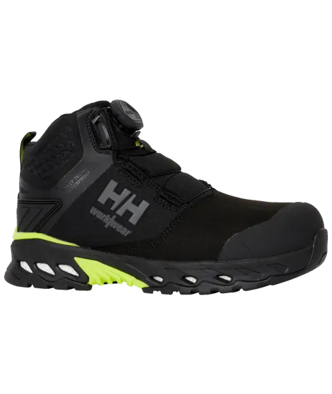 Helly Hansen 78341 Magni Evo Mid Boa 42 Zwart/Donker Limoen