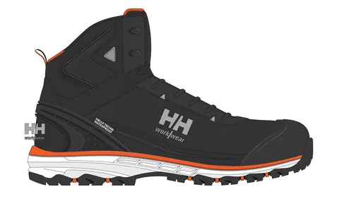 Helly Hansen 78392 Chelsea Evo 2 Mid S3 Ht 44 oranje/zwart