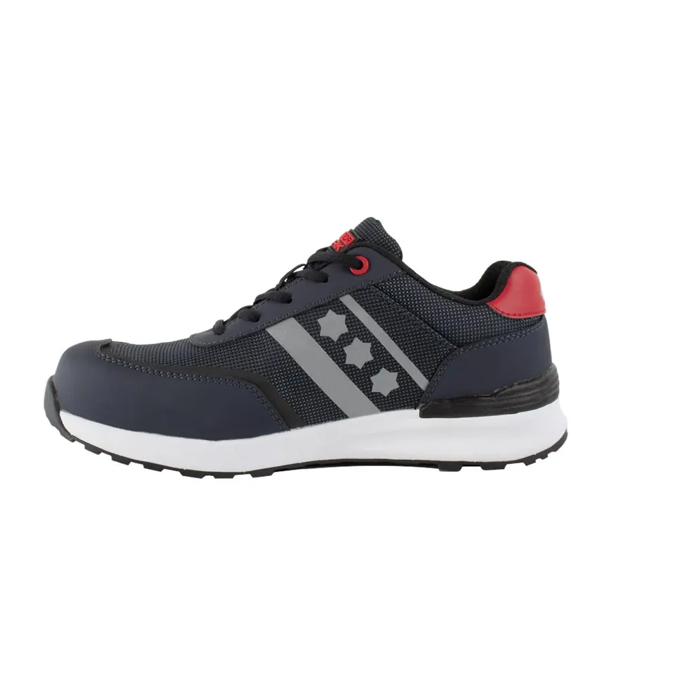 Rucanor Work Game 131 S1P Veiligheidsschoen laag 44 Navy/Rood
