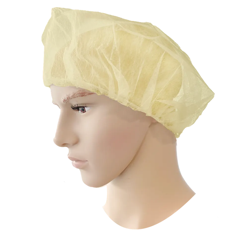 PSP 55-306 Disposable Baret PP geel