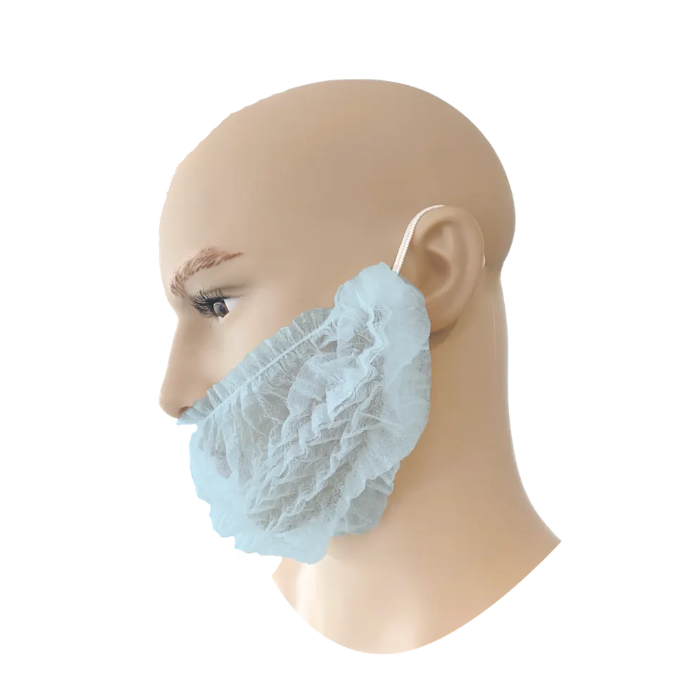PSP 55-505 Disposable Baardmasker PP blauw