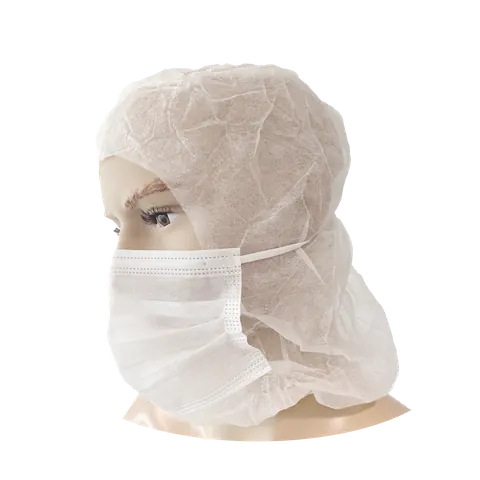 PSP 55-601 Disposable Astro Cap met mondmasker PP wit
