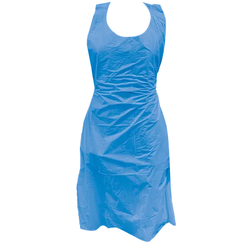 PSP 60-215 Disposable Schort PE 20mu, blauw