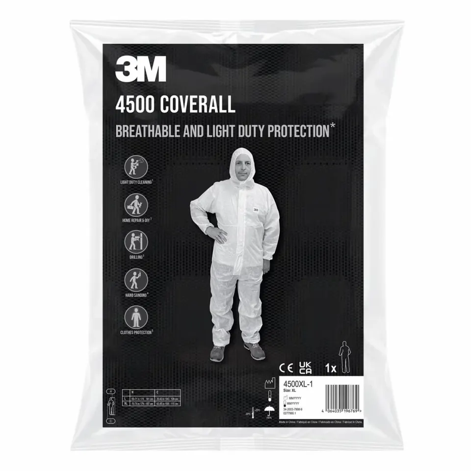 3M 4500 Beschermende overall 2XL wit