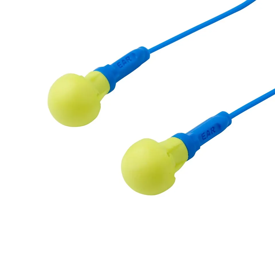 3M E·A·R Push-Ins Oordoppen+koord/100 pr Geel/blauw