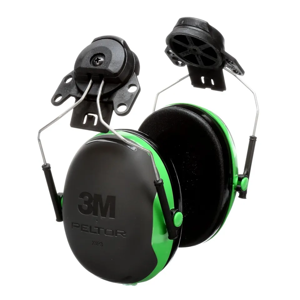 3M Peltor X1P3 Gehoorkap Helmbevestiging Zwart/groen