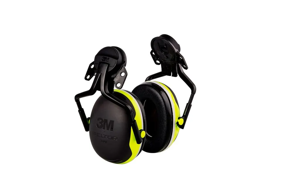 3M Peltor X4P3 gehoorkap helmbevestiging Hi-Viz