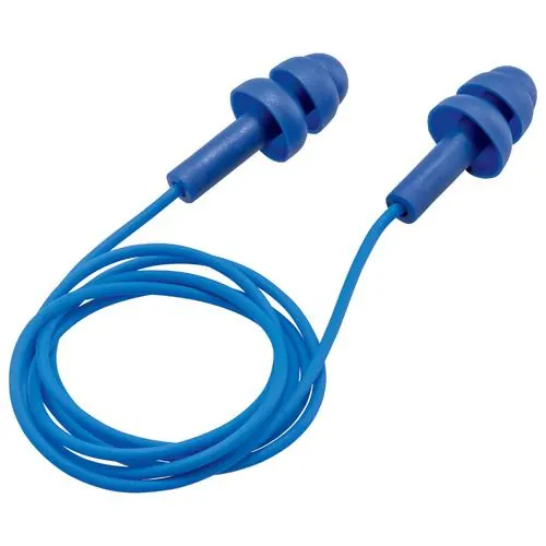 Uvex Whisper 2111261 SNR 22 dB Oordopjes met Koord, Maat S, Blauw
