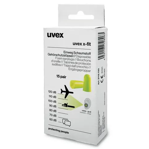 Uvex X-Fit 2112133 SNR 37 dB Disposable Oordopjes