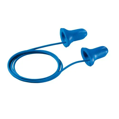 Uvex Hi-Com 2112114 M Earplugs, SNR 26 dB, Blue