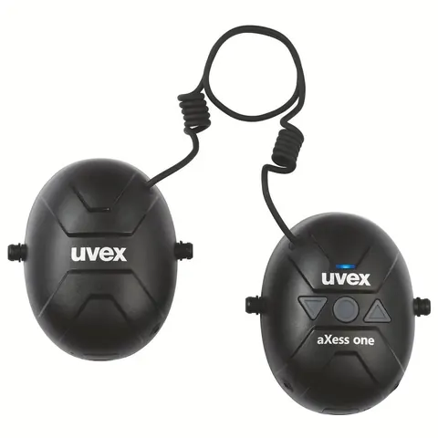 uvex aXess 2640201 SNR 25 dB zwart, mt L
