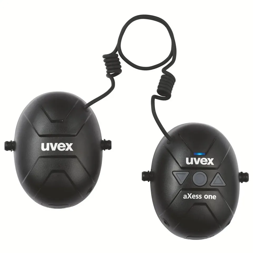 uvex aXess 2640201 SNR 25 dB zwart, mt L