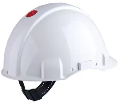 3M Peltor G3001NUV-VI helm met draaiknop Wit