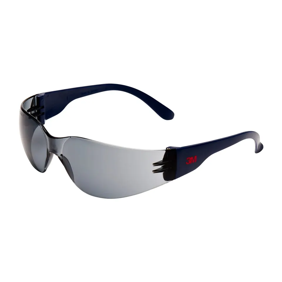 3M 2721 veiligheidsbril grijze PC lens Blauw