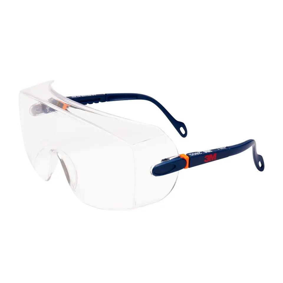 3M Overzetbril PC heldere lens universeel donker blauw