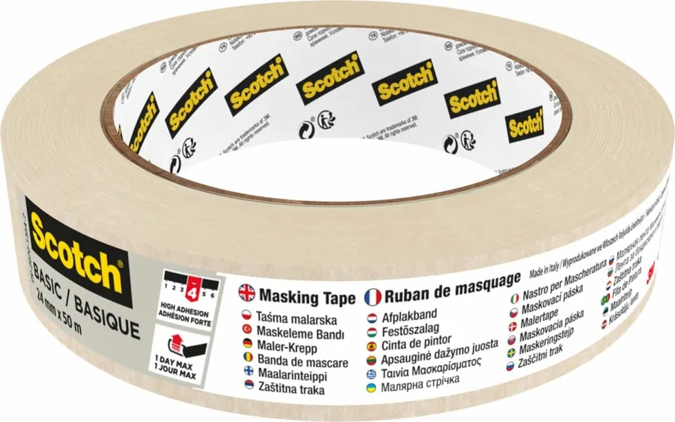 3M Premium 2450 afplaktape, 24mmx50m