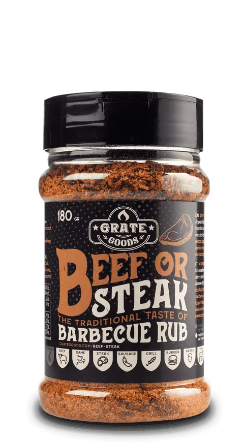 GRATE GOODS BEEF OR STEAK BBQ RUB 180 GR
