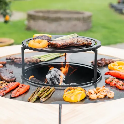 BBQ Plancha Verhoogde Wokring — extra foto