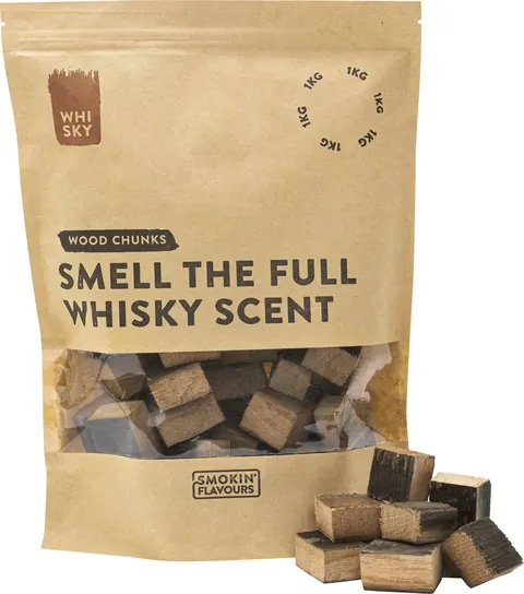 Smokin’ Flavours rookchunks whisky vaten 1kg