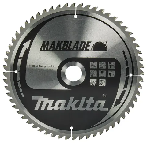 MAKITA AFKORTZAAGBLAD HOUT B-32801