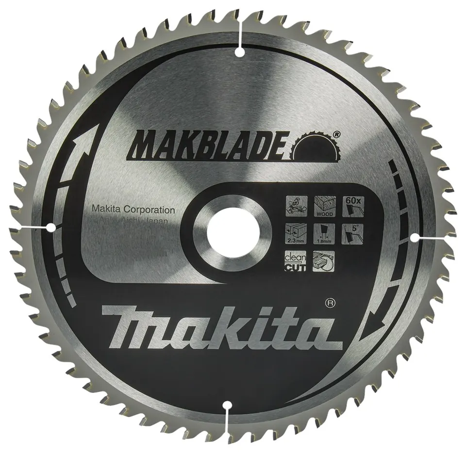 MAKITA AFKORTZAAGBLAD HOUT B-32801
