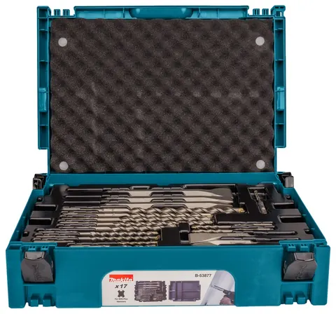 MAKITA B2S: BETONBOOR-/BEITELSET 17-DELIG B-53877