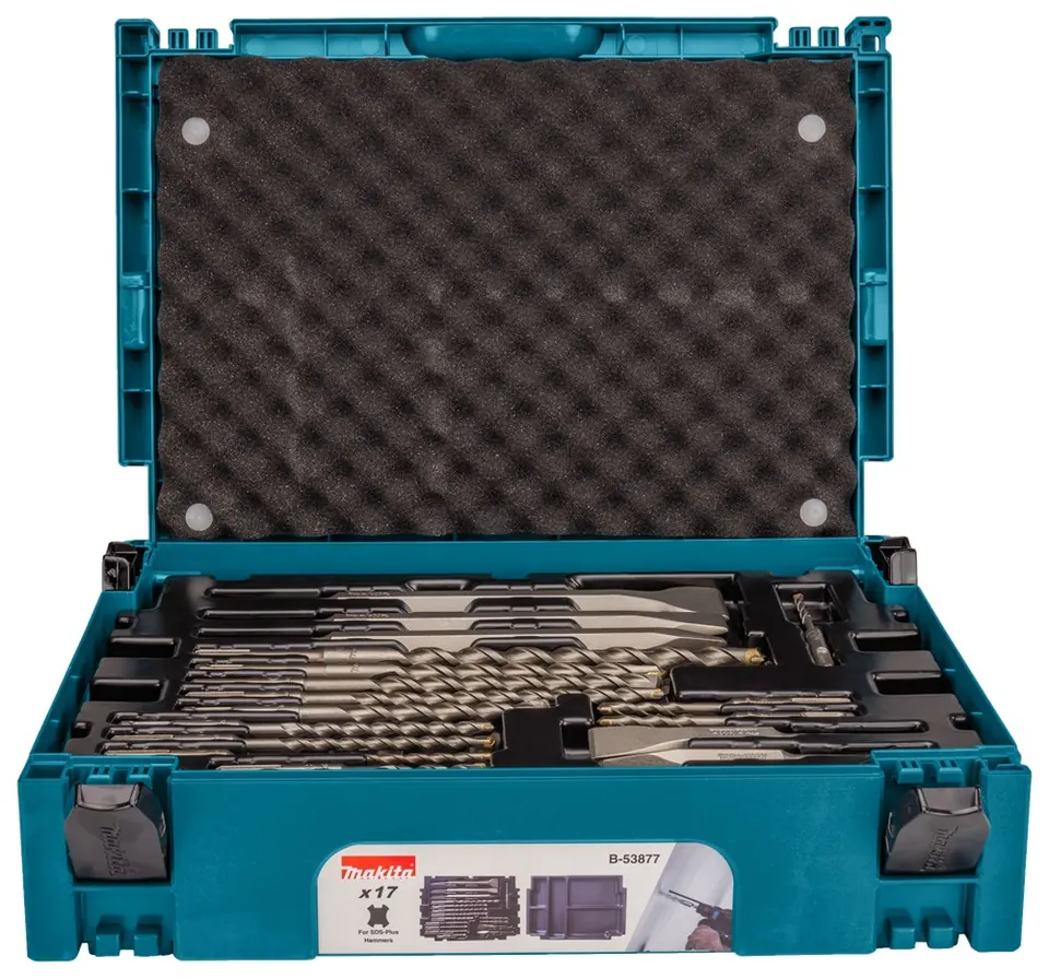 MAKITA B2S: BETONBOOR-/BEITELSET 17-DELIG B-53877