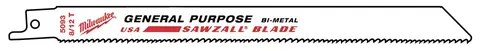 RECIPROZAAGBLAD SAWZALL HOUT/METAAL/KUNSTSTOF 200 MM 8/12-TPI (50 STUKS)