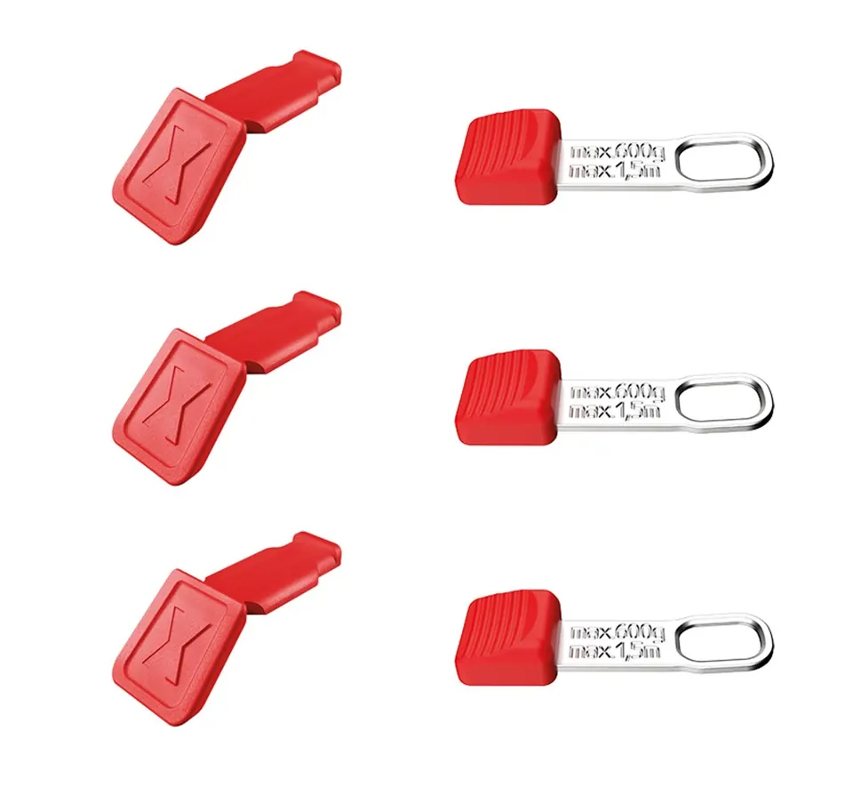 CLIPS, CC EN TT (ROOD, 3 STUKS ELK)