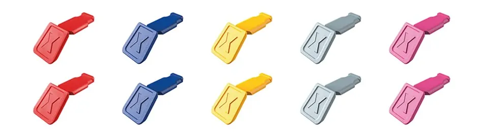 COLORCODE CLIPS KLEURENMIX 1 (10 STUKS)