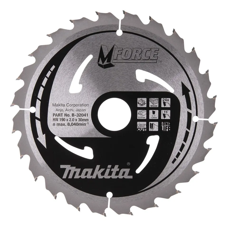 MAKITA CIRKELZAAGBLAD HOUT B-32041