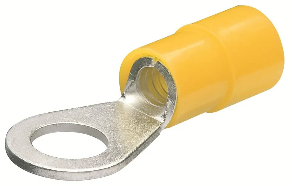 KABELSCHOEN OOG GEEL 4,0-6,0 MM 100 ST.