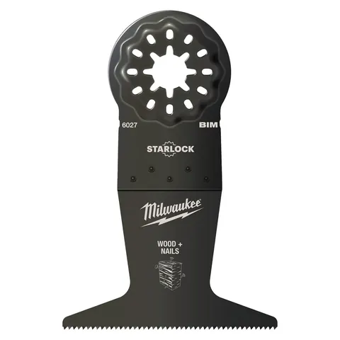 MULTITOOL STARLOCK HSS BI-METAAL ZAAGBLAD VOOR HOUT MET NAGELS 65 X 42 MM